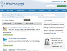 Tablet Screenshot of effectivelearning.com